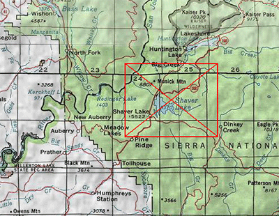 Shaver Lake Directions