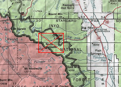 Big Pine Lakes Directions