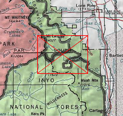 Cottonwood Lakes Directions