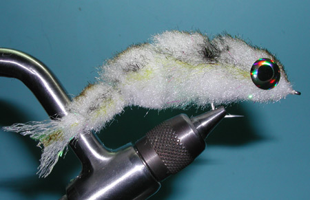 Gray Shad Marabou Game Changer Articulated Streamer Fly 