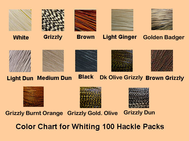 Whiting 100 hackles