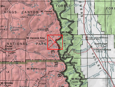 Rae Lakes Directions