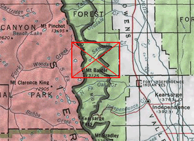 Upper South Fork Kings River Directions