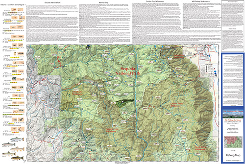 Southern Sierra Map Region 1