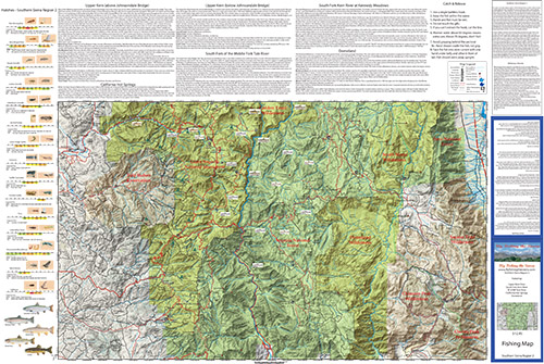 Southern Sierra Map Region 2