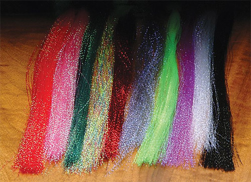 FLY TYING MATERIALS  SPOOLS OF GREEN & BLUE POLYCRYOLIN IN SET FREE POST 