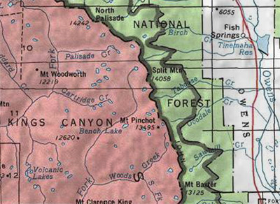 Upper South Fork Kings River Directions