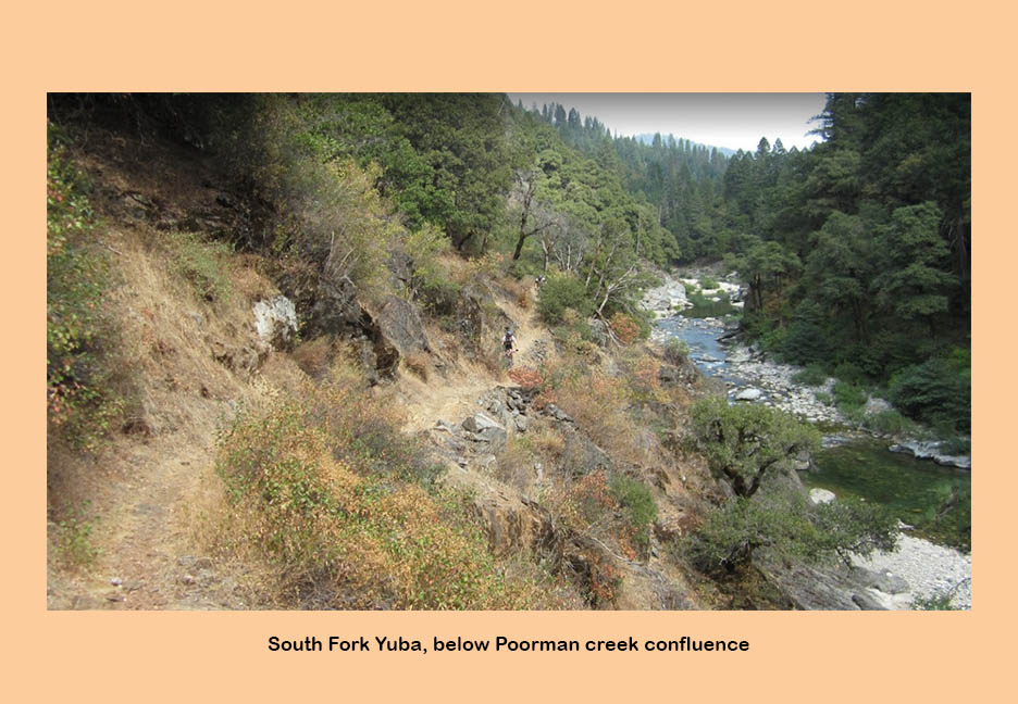 Mf And Sf Yuba River Limited Access High Canyon Walls 