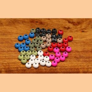 Mottled Tungsten Slot Beads