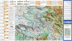 Carson Drainage fly fishing map