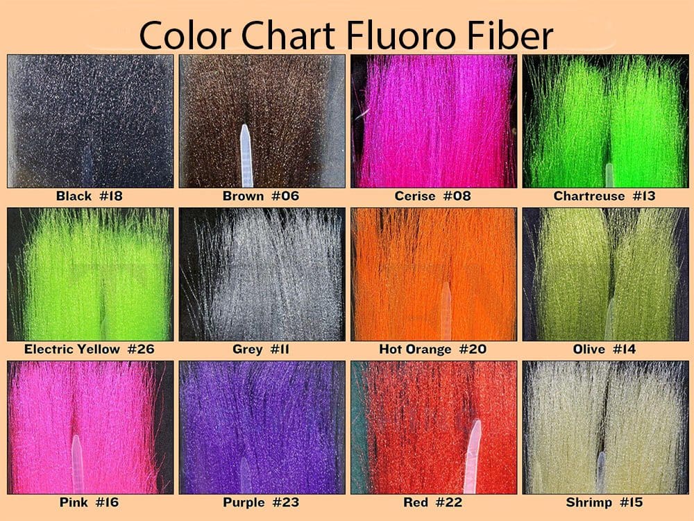Color Chart Fluoro Fiber