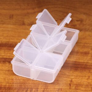 Flip Cap 6 compartment Box