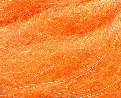 Close-up of soft, fuzzy orange fibers.