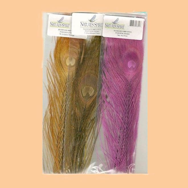 Bleached & Dyed Peacock Eyes