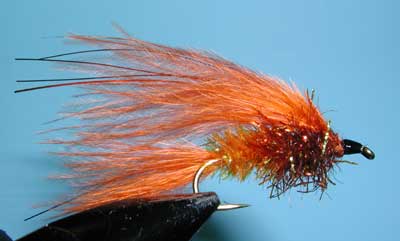 Randy's Belly Boat Fly, Crawdad Orange