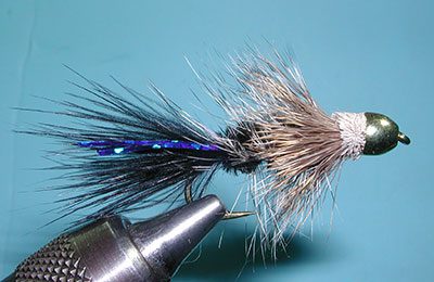 Conehead Bow River Bugger, Black