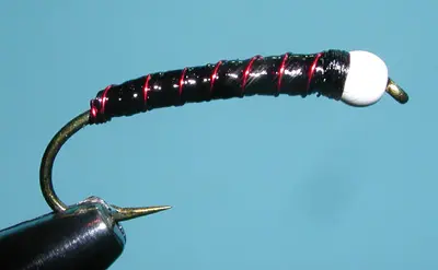 Chan's Chironomid Bomber, Black/Red