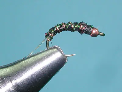 Crystal Black Zebra Midge