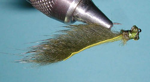 Mini Leech Jig Damsel, Olive