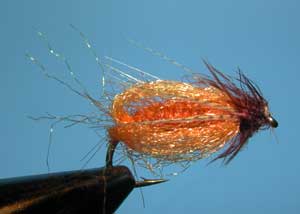 Deep Sparkle Pupa, Brown/Orange