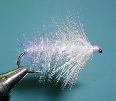 Pearl/White Estaz Woolly Worm