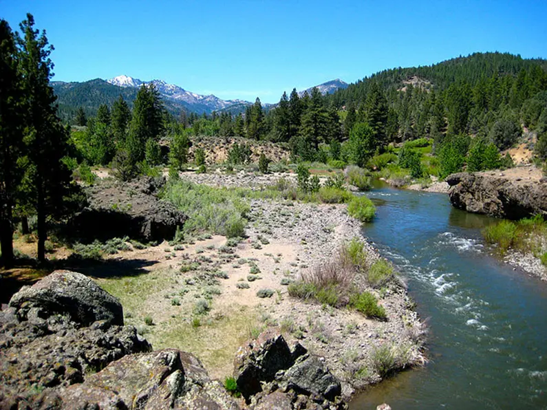 Downstream of Hangman's Bridge