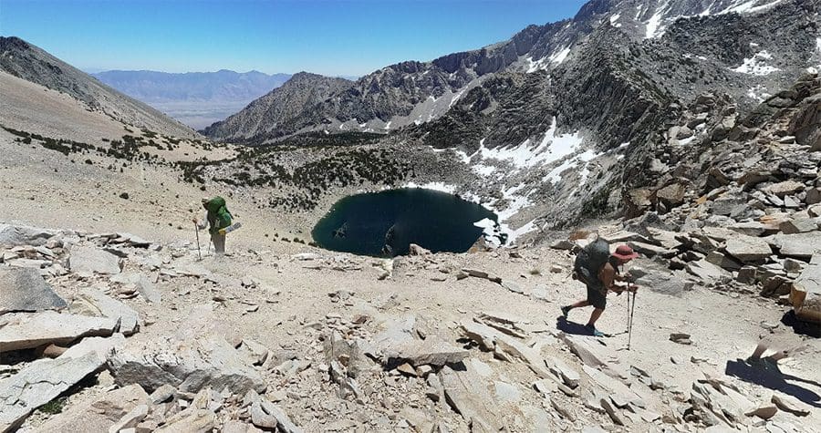 A collection of shiny metallic chess pawns arranged on a peach background.
