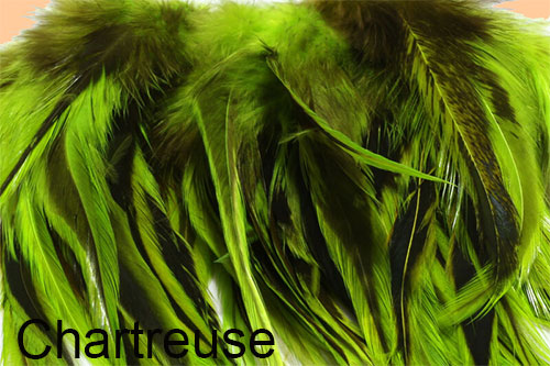 Badger Saddle Hackle Chartreuse