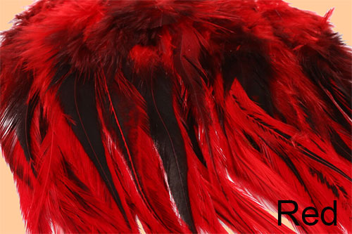 Badger Saddle Hackle Red